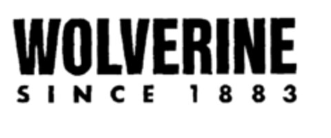 WOLVERINE SINCE 1883 Logo (EUIPO, 28.10.1997)