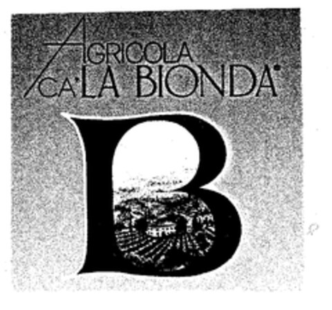 AGRICOLA CA' LA BIONDA B Logo (EUIPO, 03.02.1998)