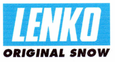 LENKO ORIGINAL SNOW Logo (EUIPO, 30.06.1999)