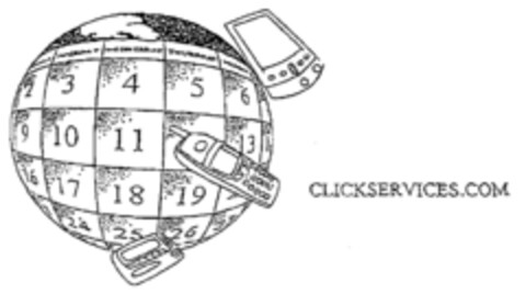 CLICKSERVICES.COM Logo (EUIPO, 08/18/2000)