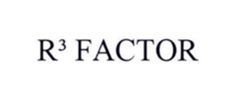 R³ FACTOR Logo (EUIPO, 26.04.2004)