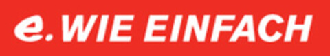 e. WIE EINFACH Logo (EUIPO, 08.12.2006)