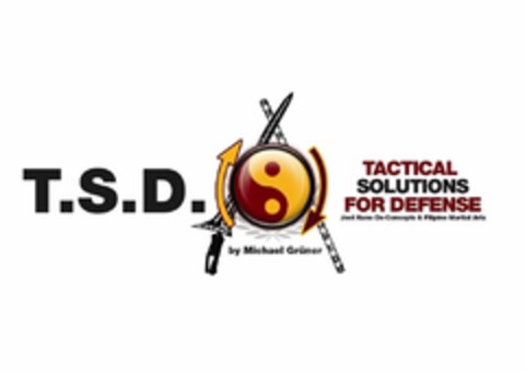 T.S.D. TACTICAL SOLUTIONS FOR DEFENSE by Michael Grüner Logo (EUIPO, 25.08.2009)