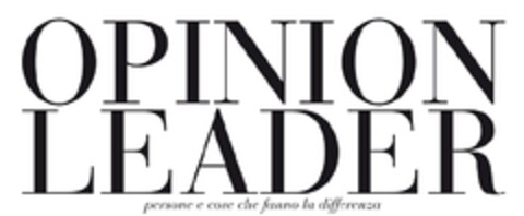 OPINION LEADER persone e cose che fanno la differenza Logo (EUIPO, 03/23/2010)