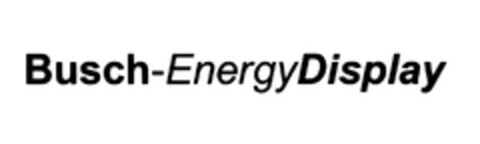 BUSCH-ENERGYDISPLAY Logo (EUIPO, 28.07.2010)