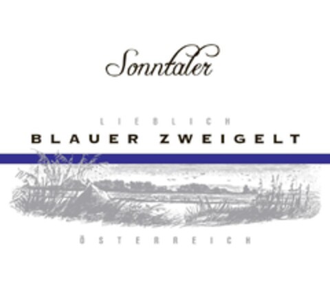 Sonntaler LIEBLICH BLAUER ZWEIGELT ÖSTERREICH Logo (EUIPO, 01/20/2011)