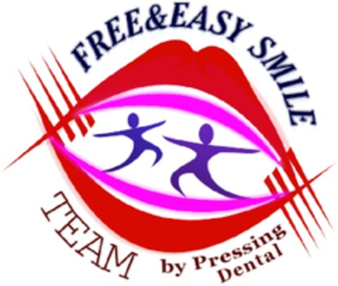 FREE & EASY SMILE TEAM BY PRESSING DENTAL Logo (EUIPO, 16.06.2011)