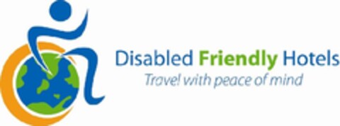 Disabled Friendly Hotels Travel with peace of mind Logo (EUIPO, 02.03.2012)