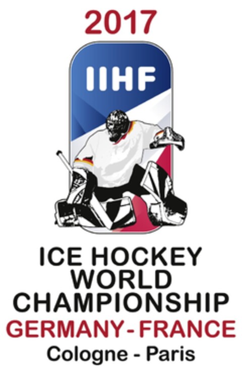 2017 IIHF ICE HOCKEY WORLD CHAMPIONSHIP GERMANY FRANCE COLOGNE PARIS Logo (EUIPO, 27.11.2015)