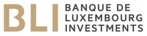 BLI BANQUE DE LUXEMBOURG INVESTMENTS Logo (EUIPO, 13.05.2016)