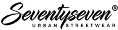 Seventyseven URBAN STREETWEAR Logo (EUIPO, 18.09.2017)