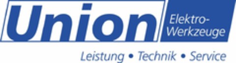 Union Elektro-Werkzeuge Leistung Technik Service Logo (EUIPO, 12.11.2018)