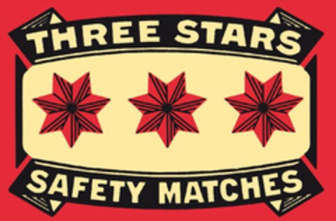 THREE STARS SAFETY MATCHES Logo (EUIPO, 03/25/2019)