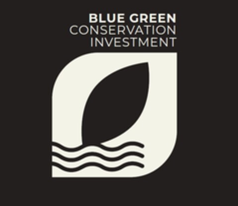 BLUE GREEN CONSERVATION INVESTMENT Logo (EUIPO, 11.08.2021)