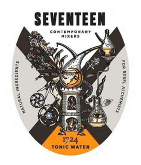 SEVENTEEN CONTEMPORARY MIXERS 1724 TONIC WATER Logo (EUIPO, 10/03/2022)