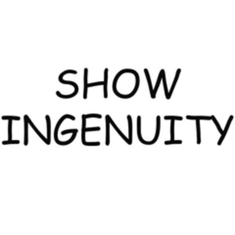 SHOW INGENUITY Logo (EUIPO, 13.03.2024)