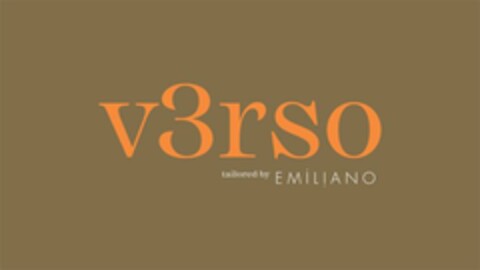 V3RSO TAILORED BY EMILIANO Logo (EUIPO, 04/15/2024)