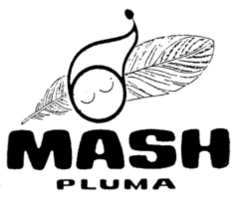 MASH PLUMA Logo (EUIPO, 01.04.1996)