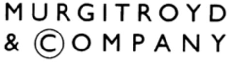 MURGITROYD & COMPANY Logo (EUIPO, 23.09.1996)