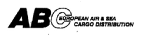 ABC EUROPEAN AIR & SEA CARGO DISTRIBUTION Logo (EUIPO, 09.07.1997)