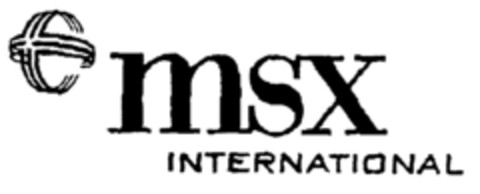 msx INTERNATIONAL Logo (EUIPO, 18.11.1998)