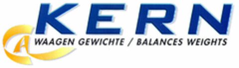 KERN A WAAGEN GEWICHTE/BALANCES WEIGHTS Logo (EUIPO, 10.12.1999)