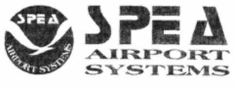 SPEA AIRPORT SYSTEMS SPEA AIRPORT SYSTEMS Logo (EUIPO, 14.04.2000)