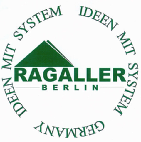 RAGALLER BERLIN IDEEN MIT SYSTEM IDEEN MIT SYSTEM GERMANY Logo (EUIPO, 02.10.2000)