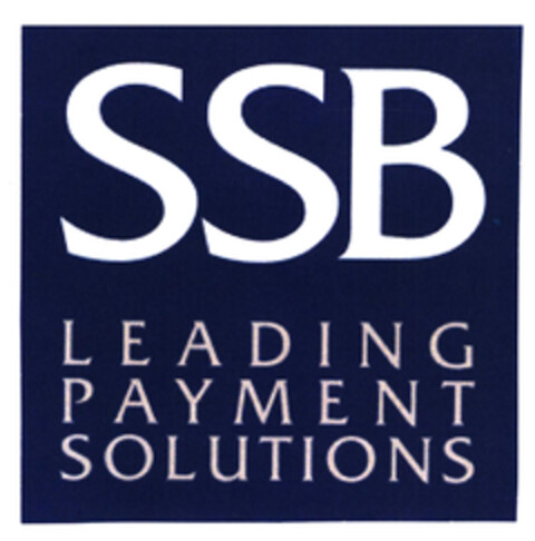 SSB LEADING PAYMENT SOLUTIONS Logo (EUIPO, 12/18/2002)