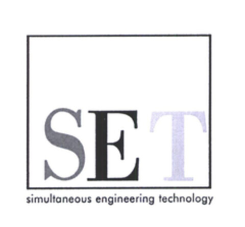 SET simultaneous engineering technology Logo (EUIPO, 30.12.2003)