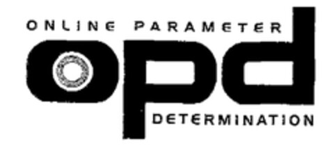 ONLINE PARAMETER opd DETERMINATION Logo (EUIPO, 18.05.2004)