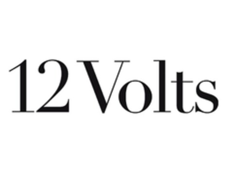 12 Volts Logo (EUIPO, 29.04.2009)