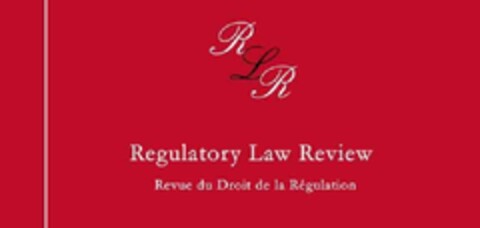RLR Regulatory Law Review Revue du Droit de la Régulation Logo (EUIPO, 11/26/2009)
