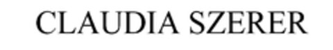 CLAUDIA SZERER Logo (EUIPO, 22.02.2010)