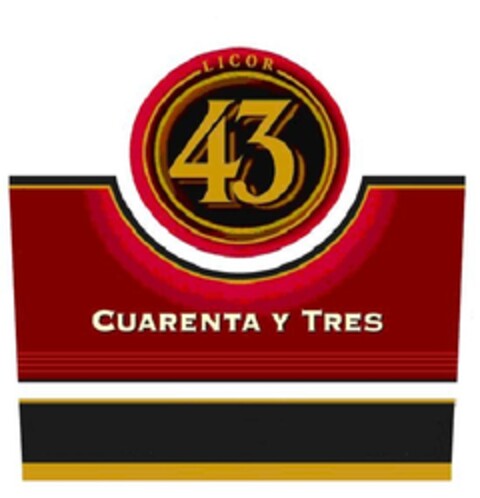 LICOR 43 CUARENTA Y TRES Logo (EUIPO, 06/03/2010)