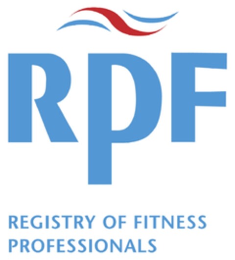 RPF - REGISTRY OF FITNESS PROFESSIONALS Logo (EUIPO, 05.07.2010)
