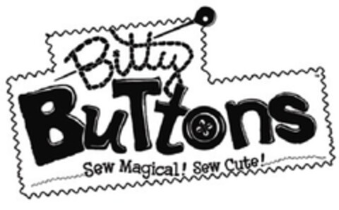 BITTY BUTTONS sew magical! sew cute! Logo (EUIPO, 29.07.2010)