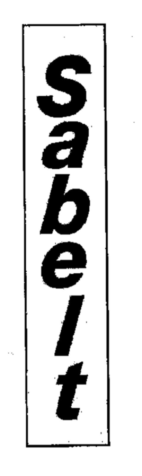 Sabelt Logo (EUIPO, 03/22/2002)