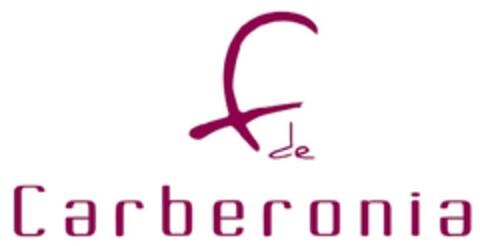 F DE CARBERONIA Logo (EUIPO, 05.08.2011)