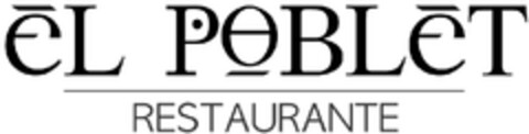 EL POBLET RESTAURANTE Logo (EUIPO, 20.08.2012)