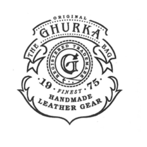 ORIGINAL G THE GHURKA BAG 19 THE FINEST 75 HANDMADE LEATHER GEAR Logo (EUIPO, 29.10.2012)