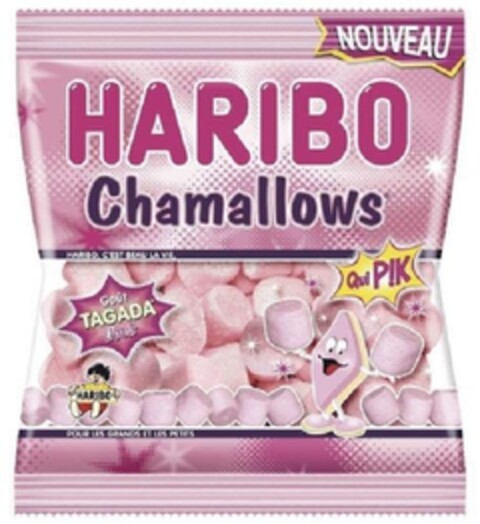 HARIBO CHAMALLOWS GOUT TAGADA PINK Logo (EUIPO, 03.12.2012)