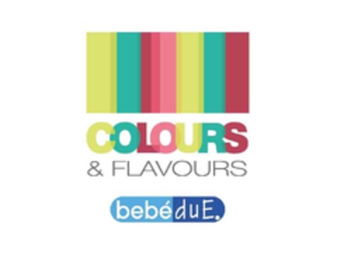 COLOURS & FLAVOURS BEBÉDUE Logo (EUIPO, 30.01.2013)