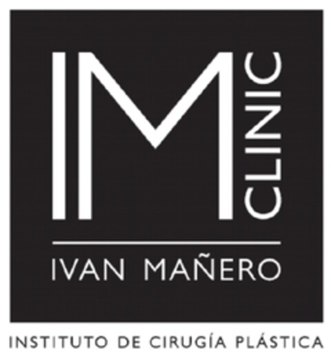 IM CLINIC IVAN MAÑERO INSTITUTO DE CIRUGIA PLASTICA Logo (EUIPO, 30.05.2013)