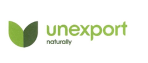 UNEXPORT NATURALLY Logo (EUIPO, 11.07.2014)