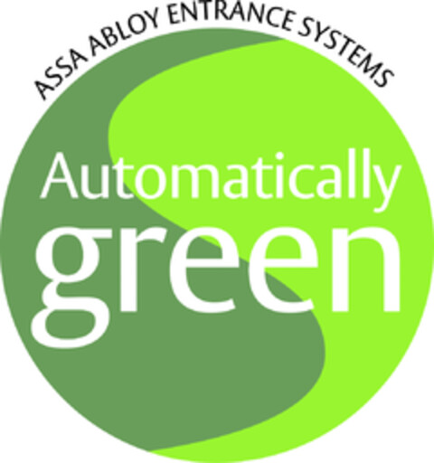 ASSA ABLOY ENTRANCE SYSTEMS Automatically green Logo (EUIPO, 06/02/2015)