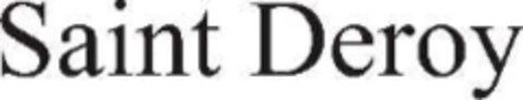 Saint Deroy Logo (EUIPO, 10.11.2016)
