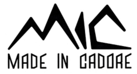 MIC MADE IN CADORE Logo (EUIPO, 08/04/2017)