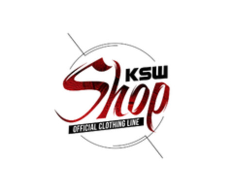 KSW Shop OFFICIAL CLOTHING LINE Logo (EUIPO, 02/28/2019)