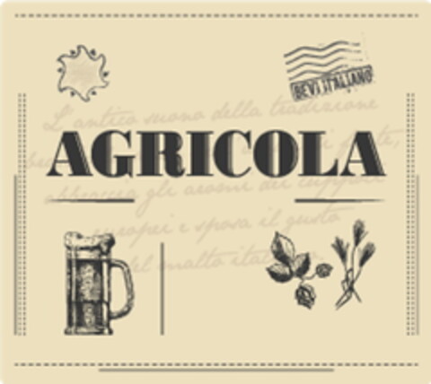 AGRICOLA BEVI ITALIANO Logo (EUIPO, 19.02.2020)